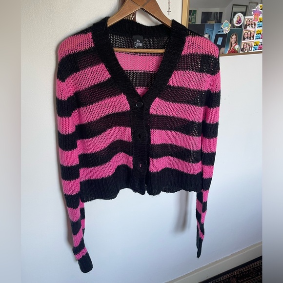 Dolls Kill Sweaters - Striped cardigan
